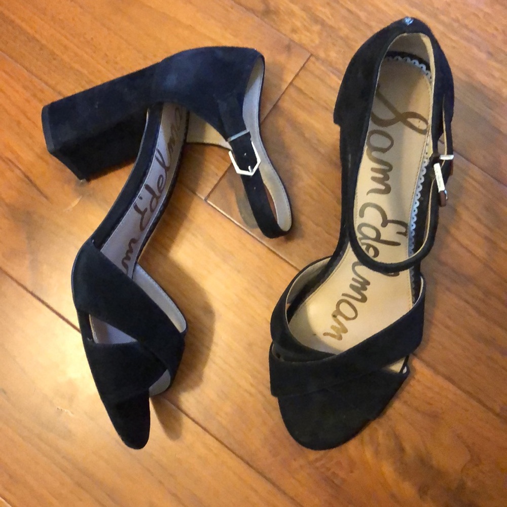 Sam Edelman Orlane heel in black suede